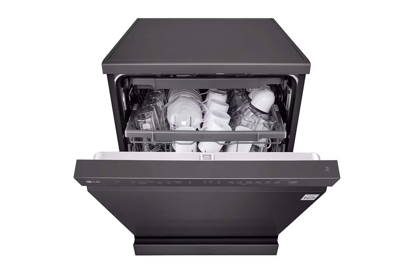 Photo of LG QuadWash™ Dishwasher, 14 Place Settings, EasyRack™ Plus, Inverter Direct Drive, ThinQ, Black color