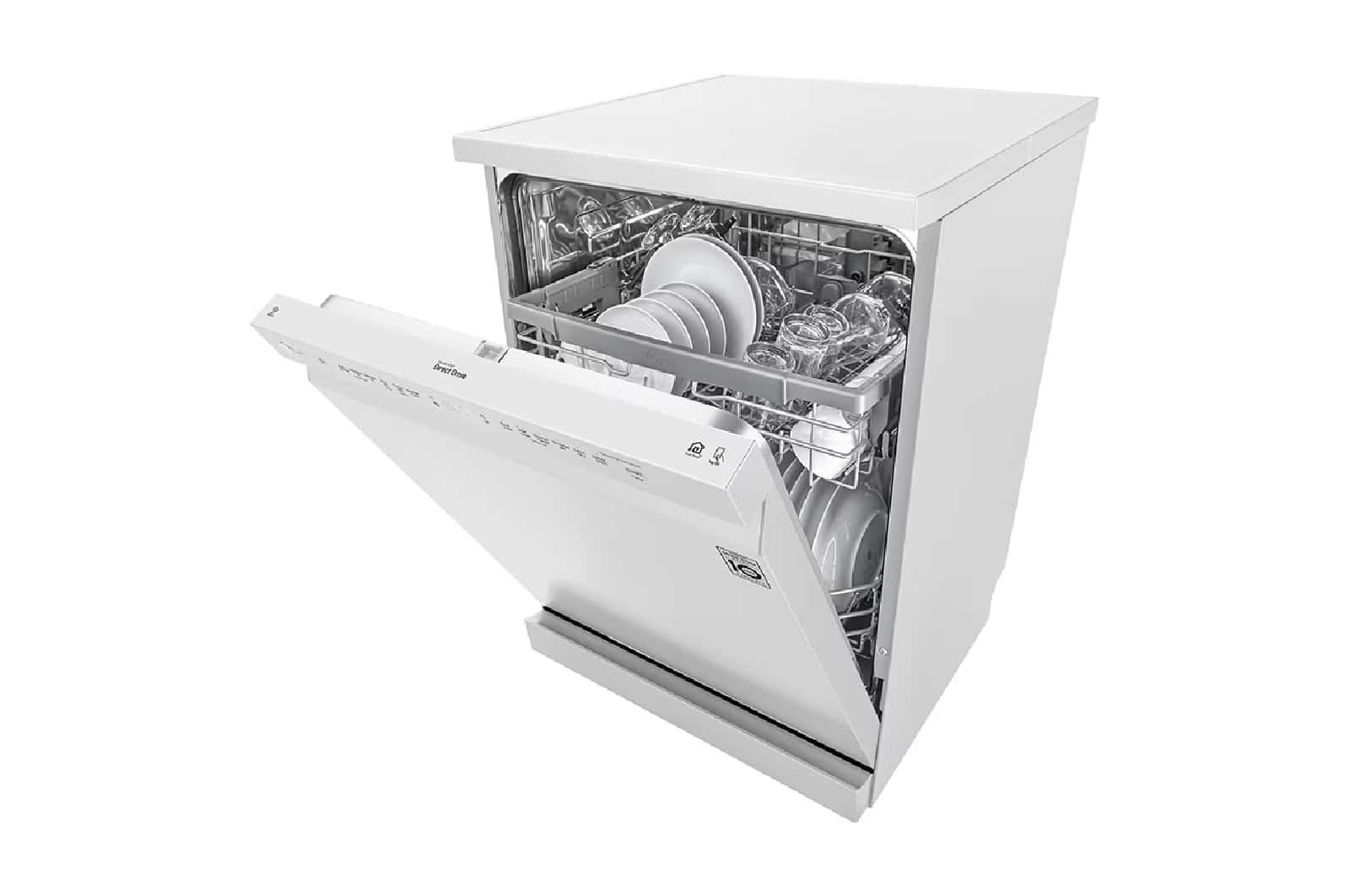 Photo of LG QuadWash™ Dishwasher, 14 Place Settings, EasyRack™ Plus, Inverter Direct Drive, White color