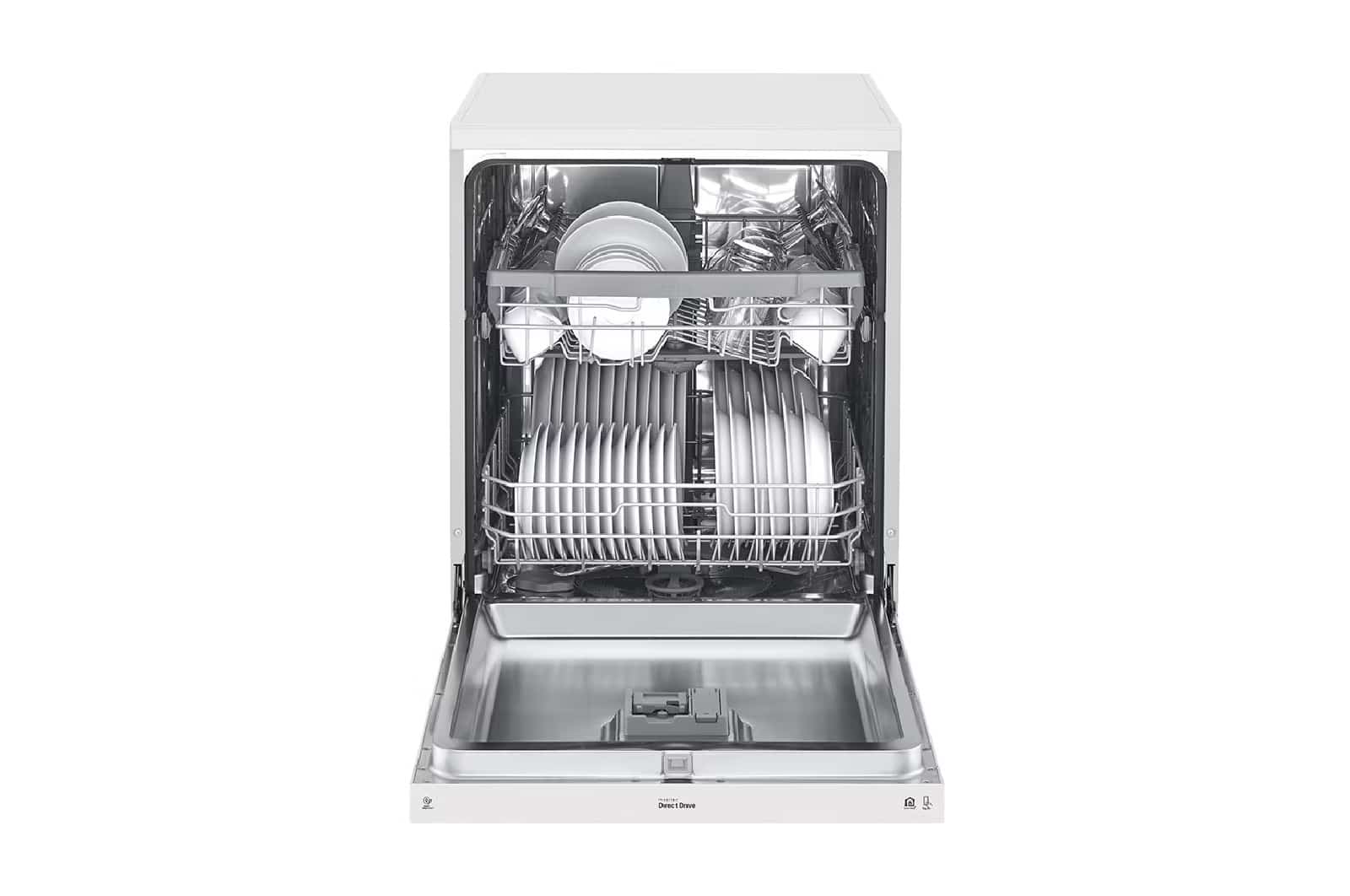 Photo of LG QuadWash™ Dishwasher, 14 Place Settings, EasyRack™ Plus, Inverter Direct Drive, White color