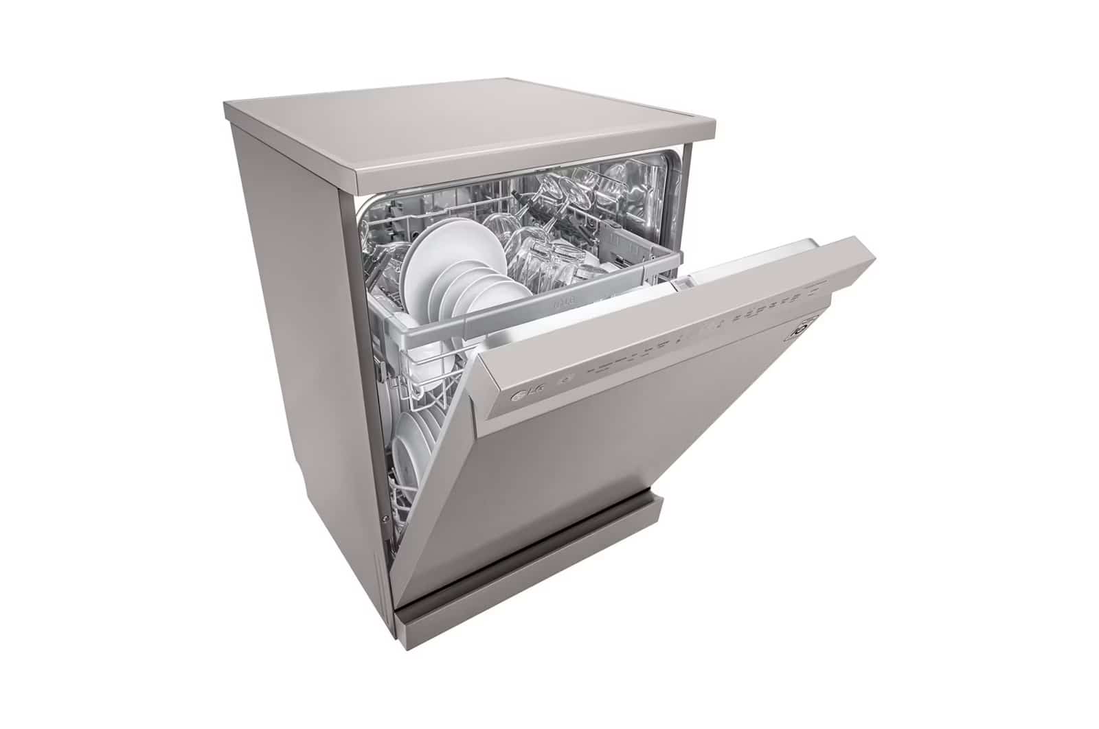 Photo of LG QuadWash™ Dishwasher, 14 Place Settings, EasyRack™ Plus, Inverter Direct Drive, Platinum Silver color