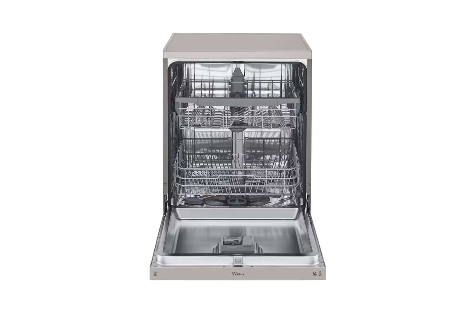 Photo of LG QuadWash™ Dishwasher, 14 Place Settings, EasyRack™ Plus, Inverter Direct Drive, Platinum Silver color