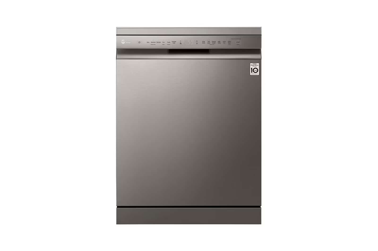 Photo of ‌LG QuadWash™ Dishwasher, 14 Place Settings, EasyRack™ Plus, Inverter Direct Drive, ThinQ, Platinum Silver color