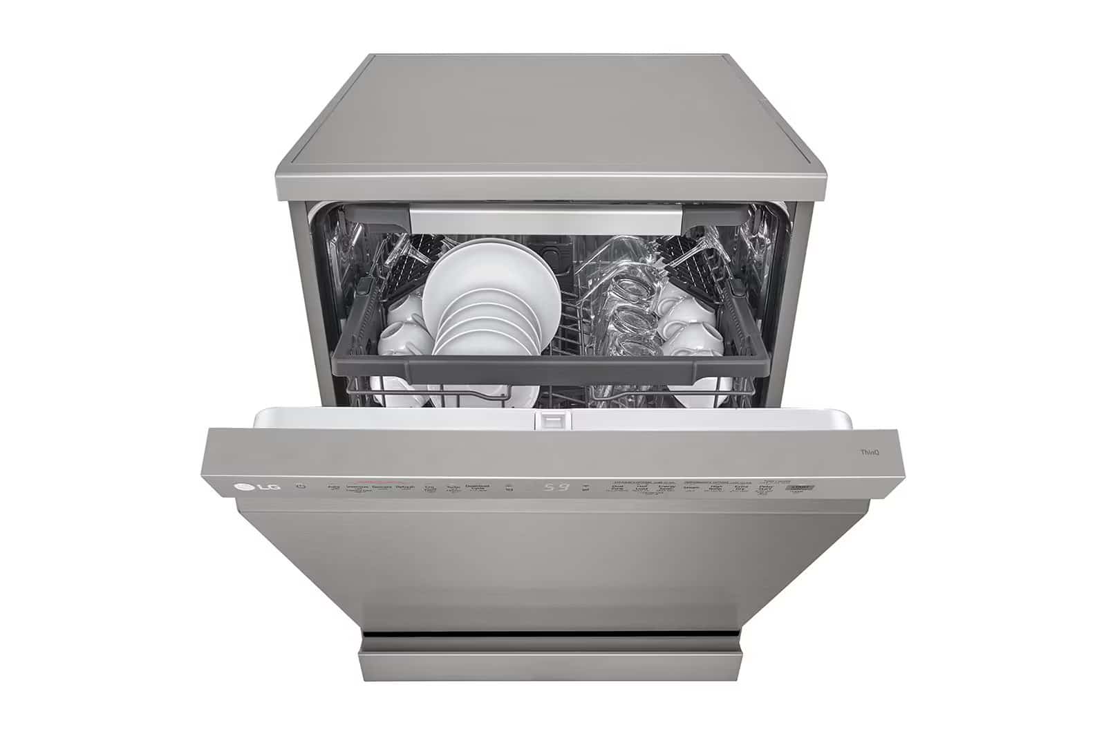 Photo of غسالة صحون إل جي ™QuadWash تقنية EasyRack™ Plus، محرك Direct Drive، تقنية ThinQ