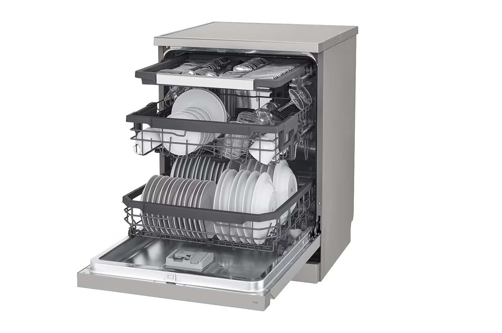 Photo of غسالة صحون إل جي ™QuadWash تقنية EasyRack™ Plus، محرك Direct Drive، تقنية ThinQ