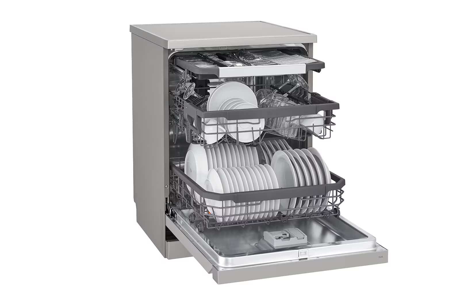 Photo of غسالة صحون إل جي ™QuadWash تقنية EasyRack™ Plus، محرك Direct Drive، تقنية ThinQ