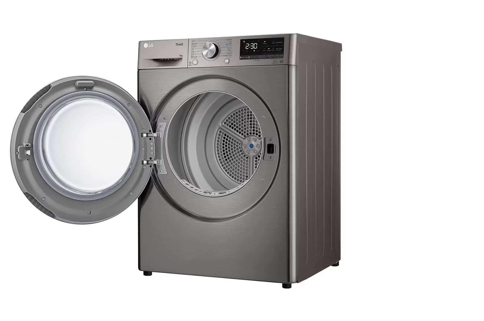 Photo of Energy Saving Dryer, 9kg, Silver, Capable Drying with Dual Heat Pump