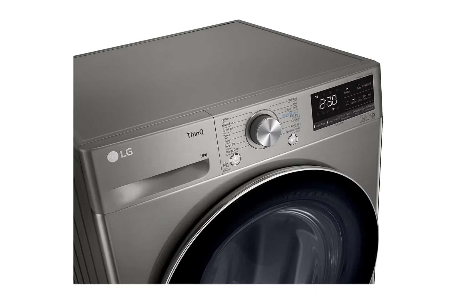 Photo of Energy Saving Dryer, 9kg, Silver, Capable Drying with Dual Heat Pump