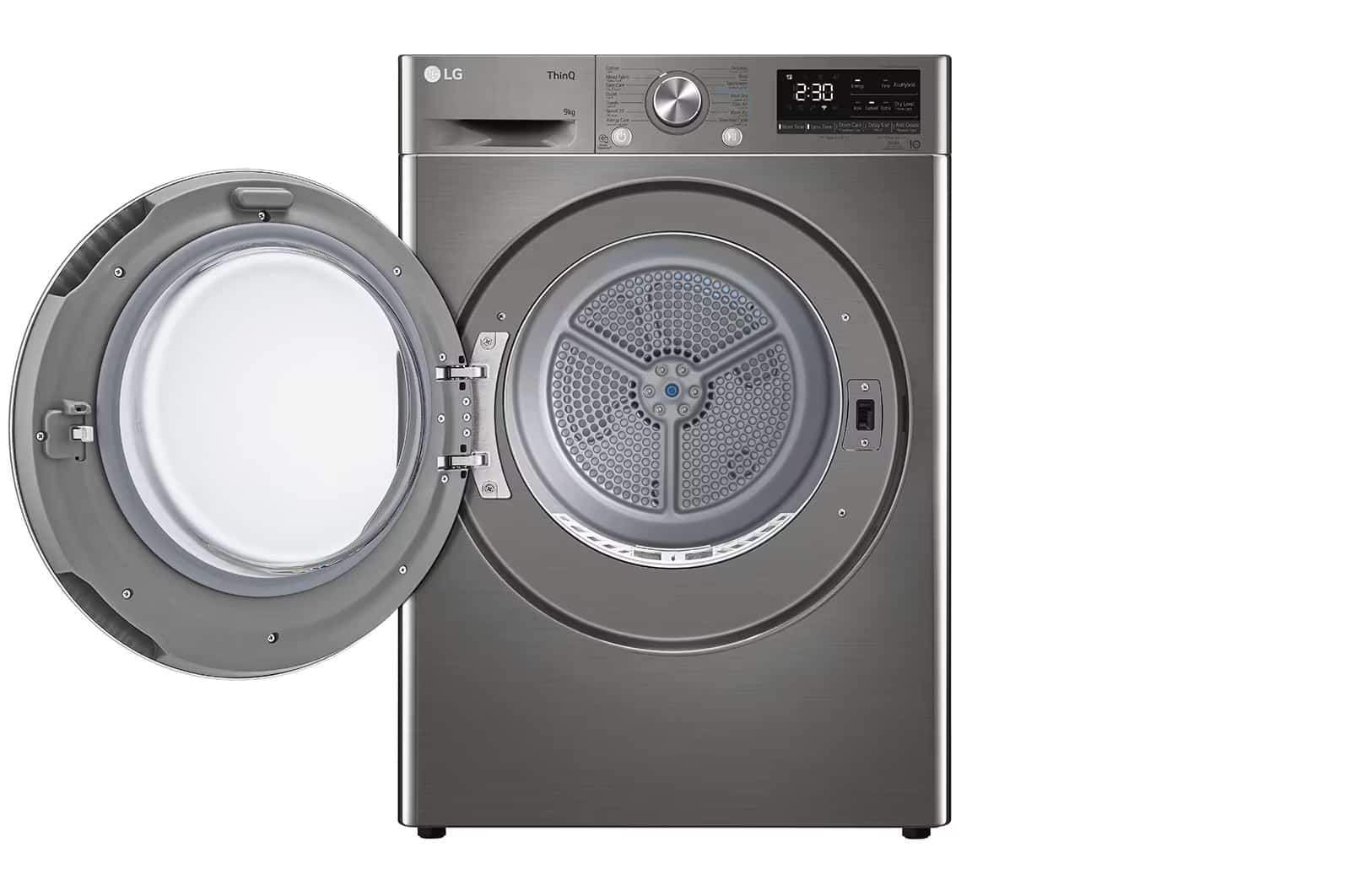 Photo of Energy Saving Dryer, 9kg, Silver, Capable Drying with Dual Heat Pump