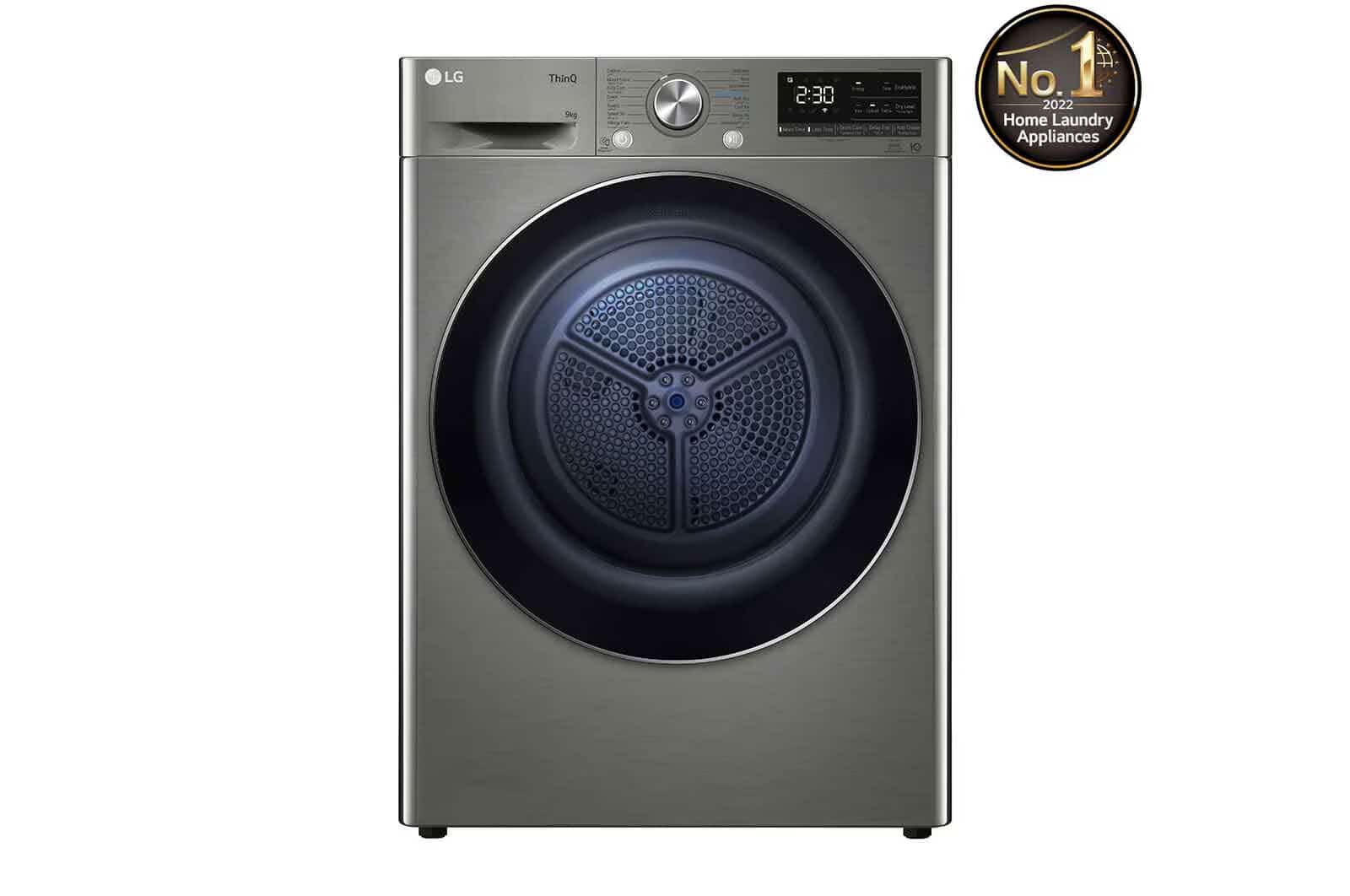 Photo of Energy Saving Dryer, 9kg, Silver, Capable Drying with Dual Heat Pump