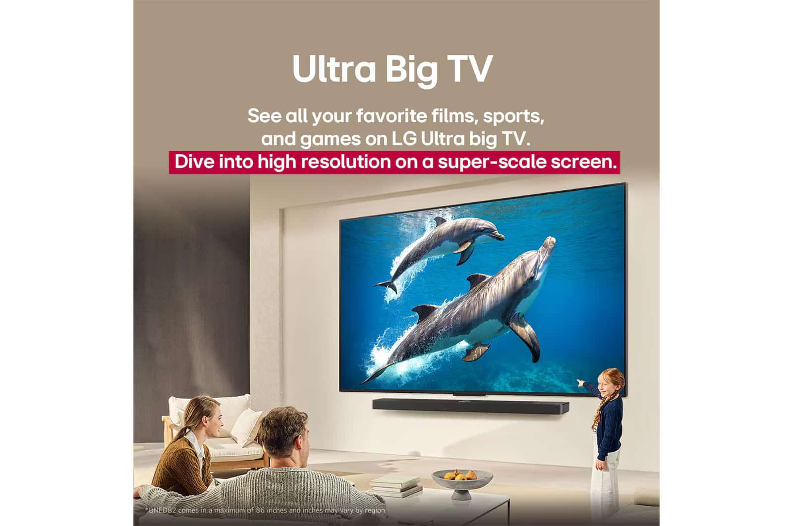 Photo of تلفزيون LG QNED82 الذكي، مقاس 65 بوصة، 4K، مع تقنية الذكاء الاصطناعي والتحكم السحري بالذكاء الاصطناعي، وHDR10 وwebOS 25، موديل