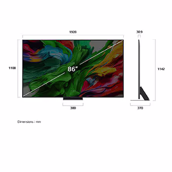 Photo of تلفاز LG QNED evo AI QNED86 MiniLED مقاس 86 بوصة بدقة 4K مع دعم 144HZ VRR مع ريموت سحري يعمل بالذكاء الاصطناعي ونظام WebOS25 لعام 2025