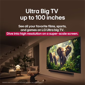 Photo of تلفاز LG QNED evo AI QNED86 MiniLED مقاس 86 بوصة بدقة 4K مع دعم 144HZ VRR مع ريموت سحري يعمل بالذكاء الاصطناعي ونظام WebOS25 لعام 2025