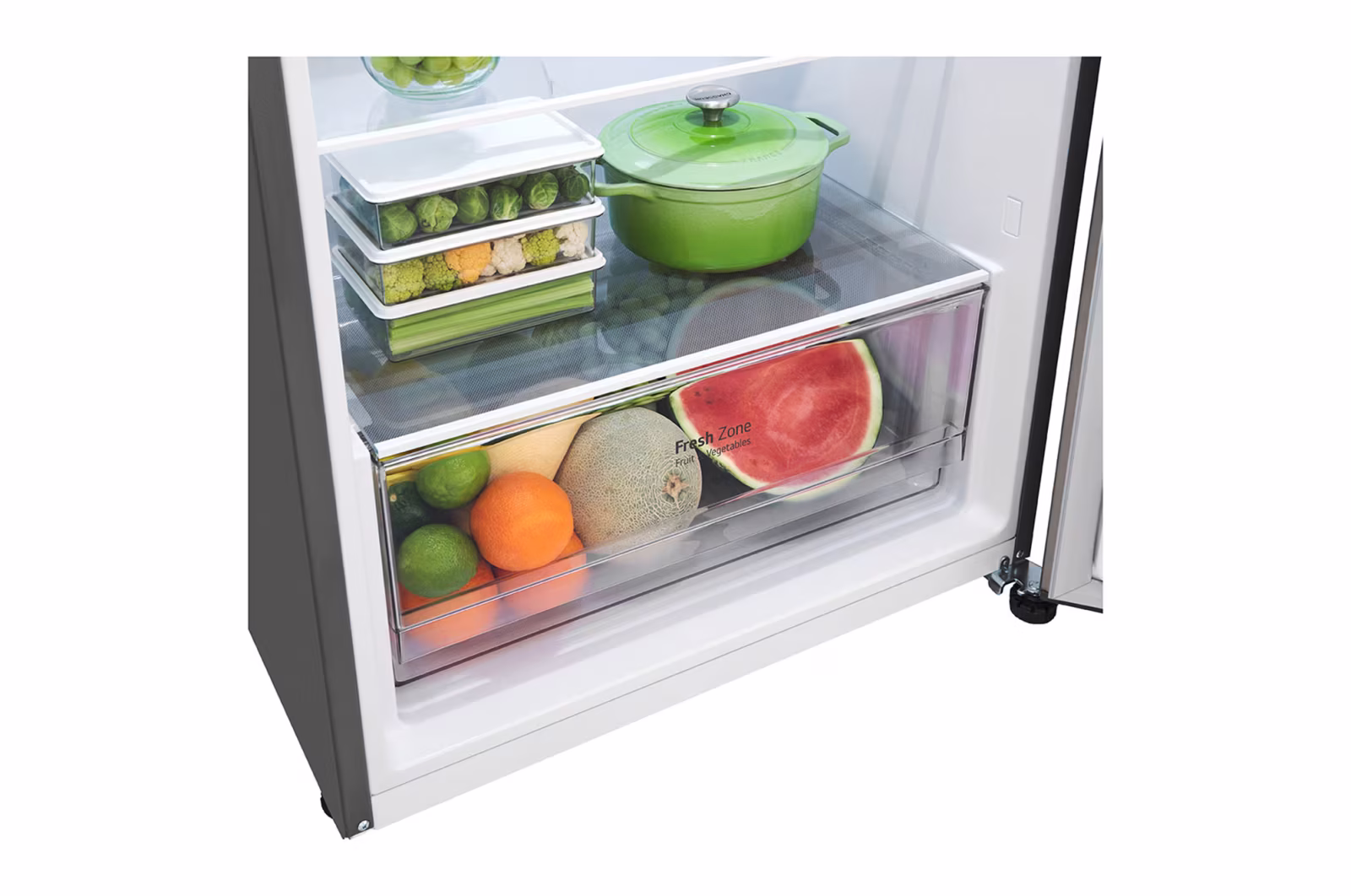 Photo of ثلاجة فريزر علوي بسعة إجمالية 423 لتر لون سلفر، ضاغط انفيرتر ™Smart Inverter