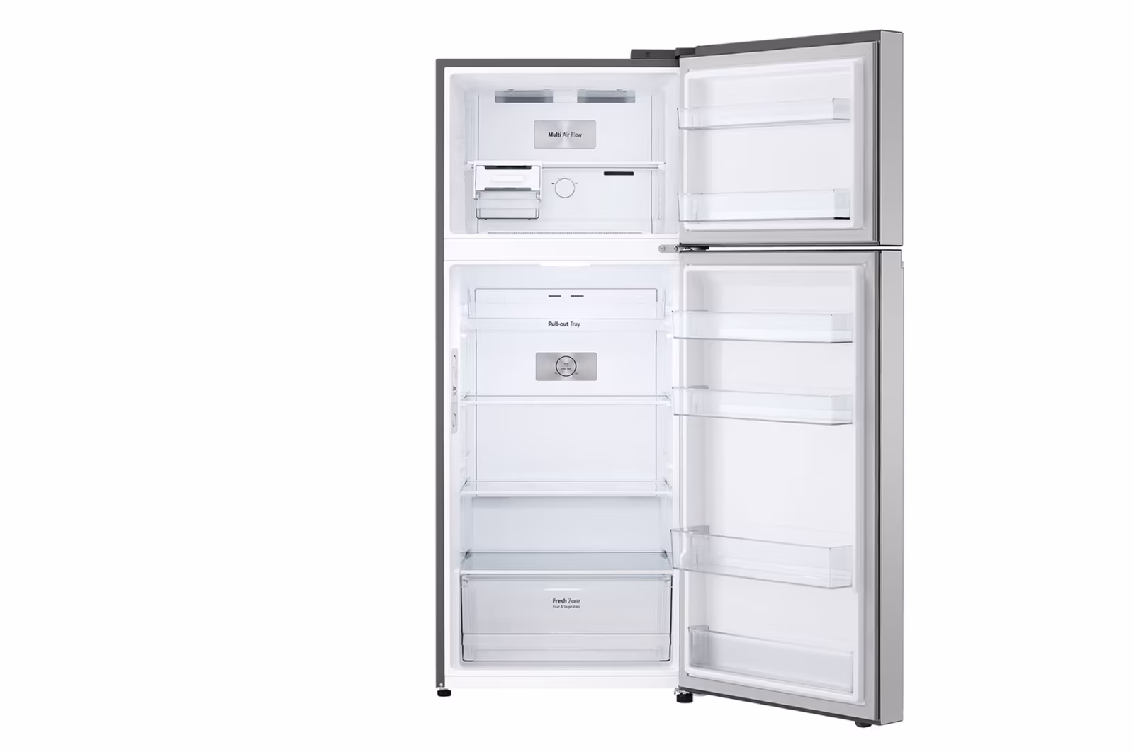 Photo of ثلاجة فريزر علوي بسعة إجمالية 423 لتر لون سلفر، ضاغط انفيرتر ™Smart Inverter
