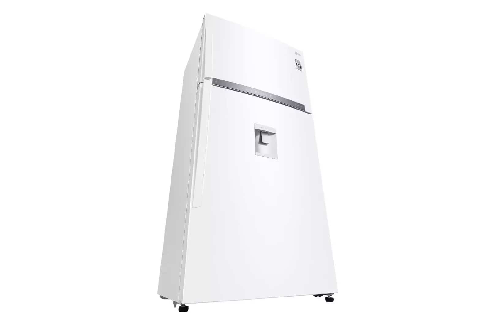 Photo of Top-freezer refrigerator, total capacity of 630 liters, inverter linear compressor, door-to-door cooling, and Hygiene FRESH+™ technology, platinum silver color