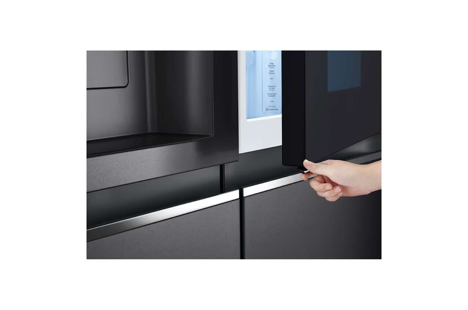 Photo of LG InstaView™ ThinQ™ 611L Side by Side Refrigerator, UVnano™, LINEARCooling™, ThinQ™ in Silver color
