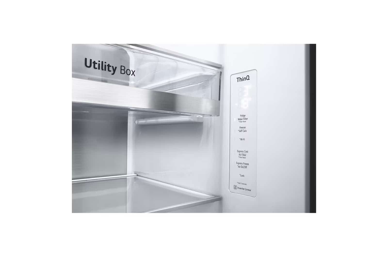 Photo of LG InstaView™ ThinQ™ 611L Side by Side Refrigerator, UVnano™, LINEARCooling™, ThinQ™ in Silver color