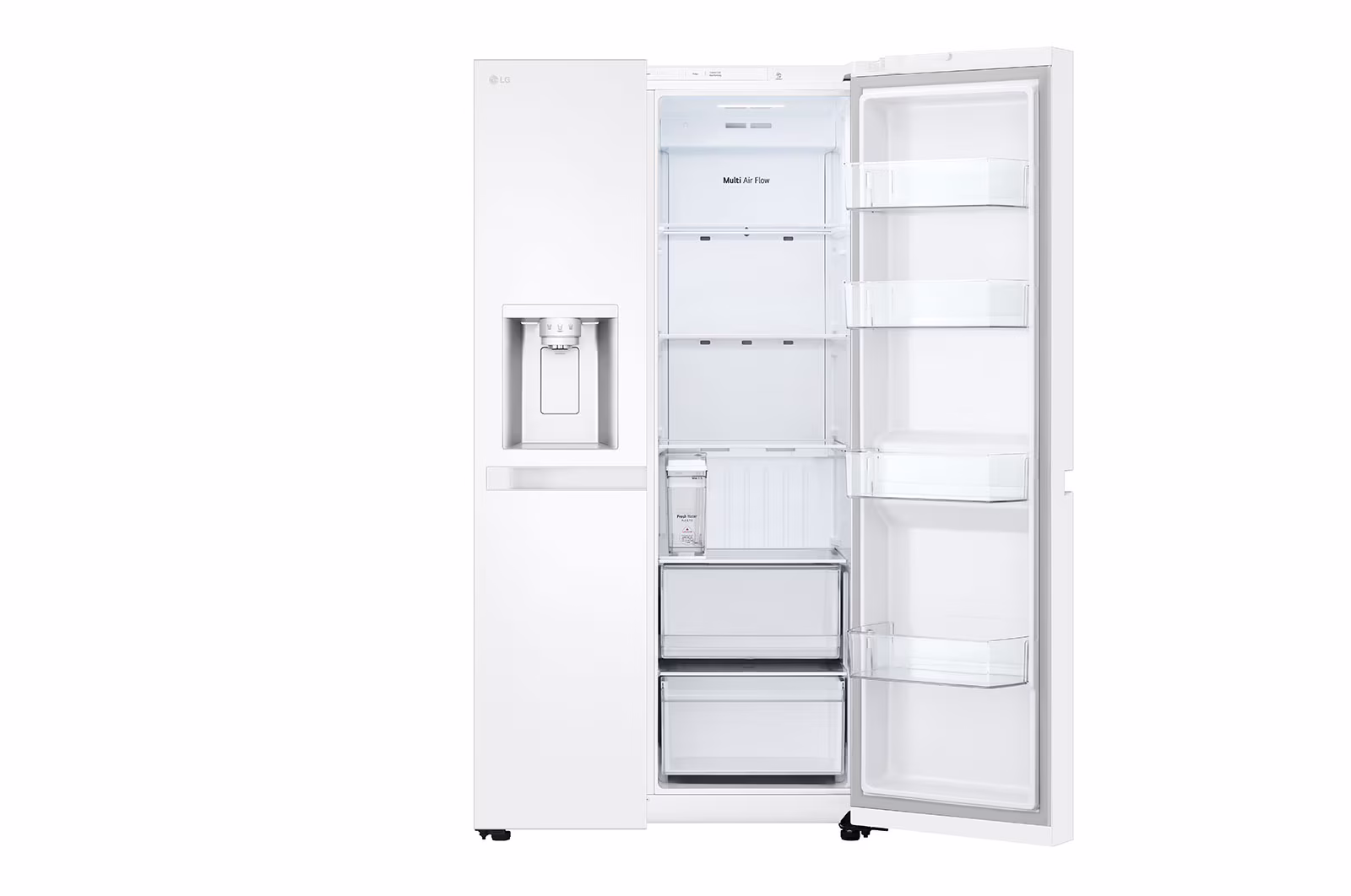 Photo of LG Side by Side 625L Refrigerator, Smart Diagnosis™, LINEARCooling™, Essense White​