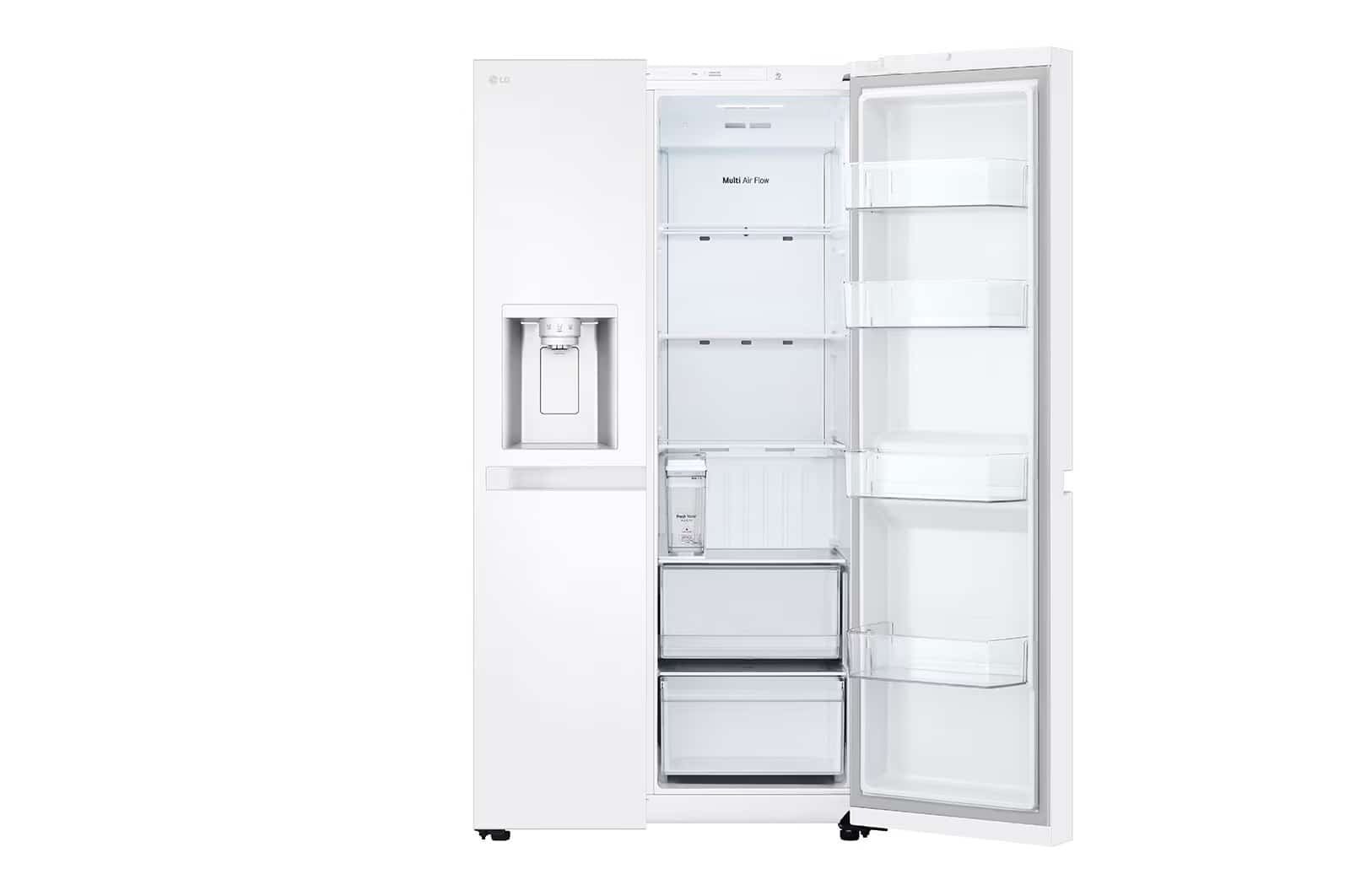 Photo of LG Side by Side 625L Refrigerator, Smart Diagnosis™, LINEARCooling™, Essense White