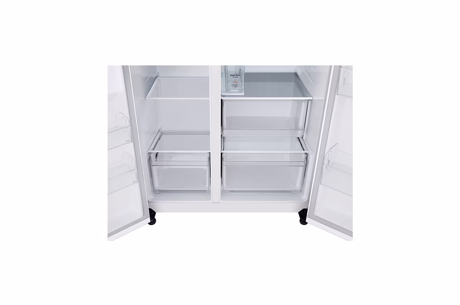 Photo of LG Side by Side 625L Refrigerator, Smart Diagnosis™, LINEARCooling™, Essense White​