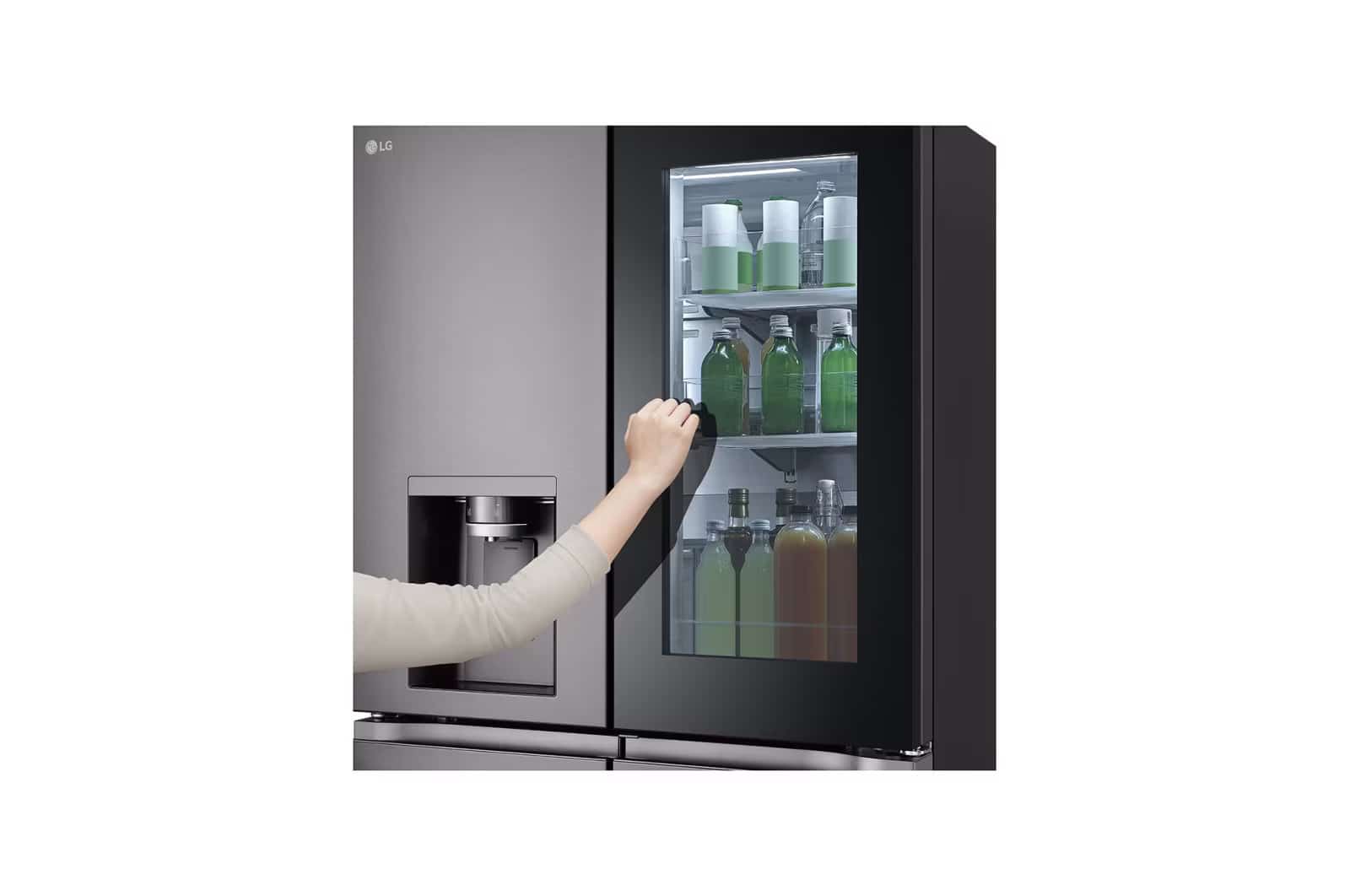 Photo of Side By Side Refrigerator, 705L Gross Capacity with HygieneFRESH+™Black Stainless