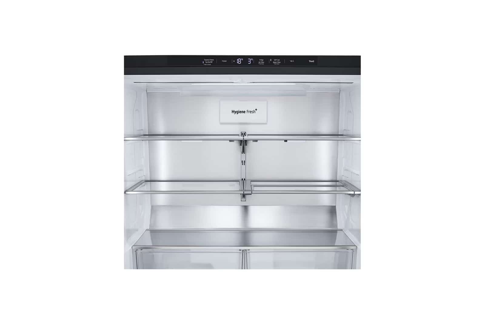 Photo of Side By Side Refrigerator, 705L Gross Capacity with HygieneFRESH+™Black Stainless