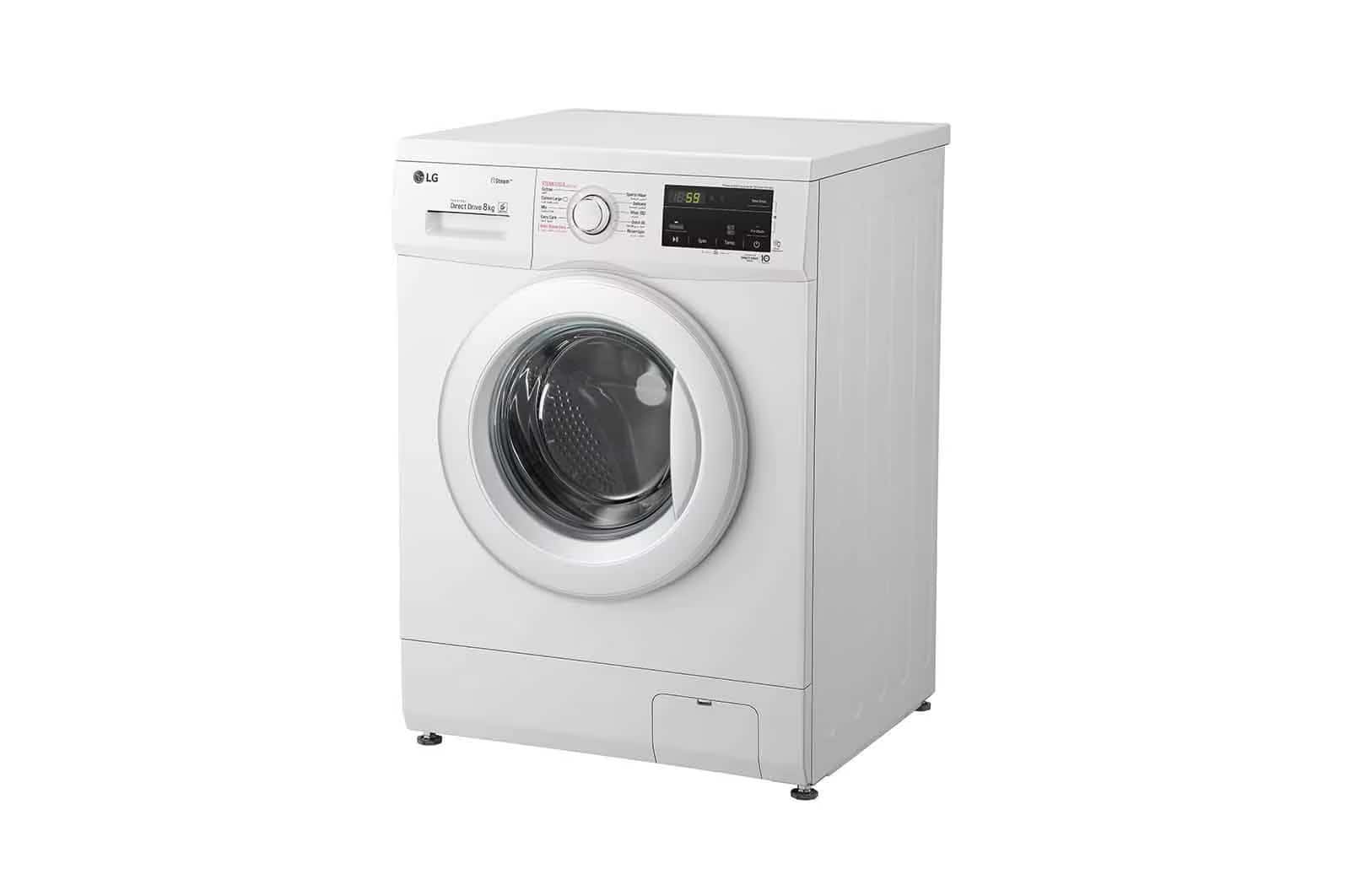 Photo of Front Load Washer 8kg, Direct Drive Motor, Smart Diagnosis, White Color