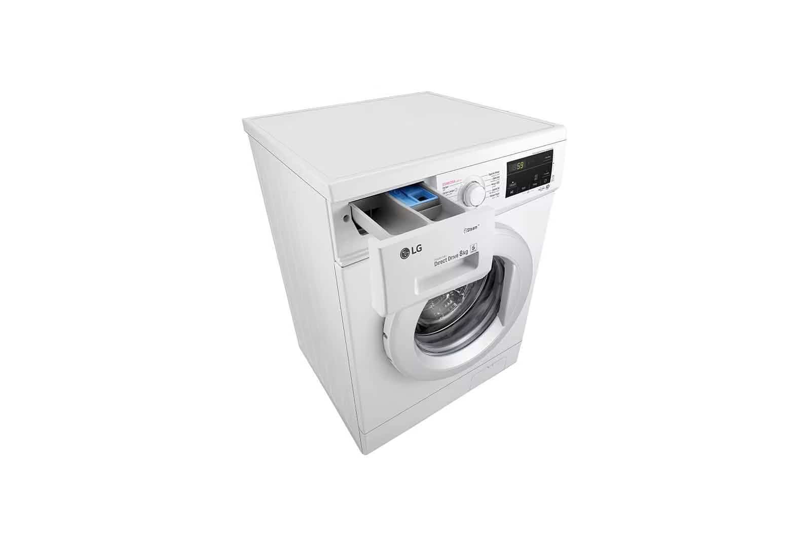 Photo of Front Load Washer 8kg, Direct Drive Motor, Smart Diagnosis, White Color