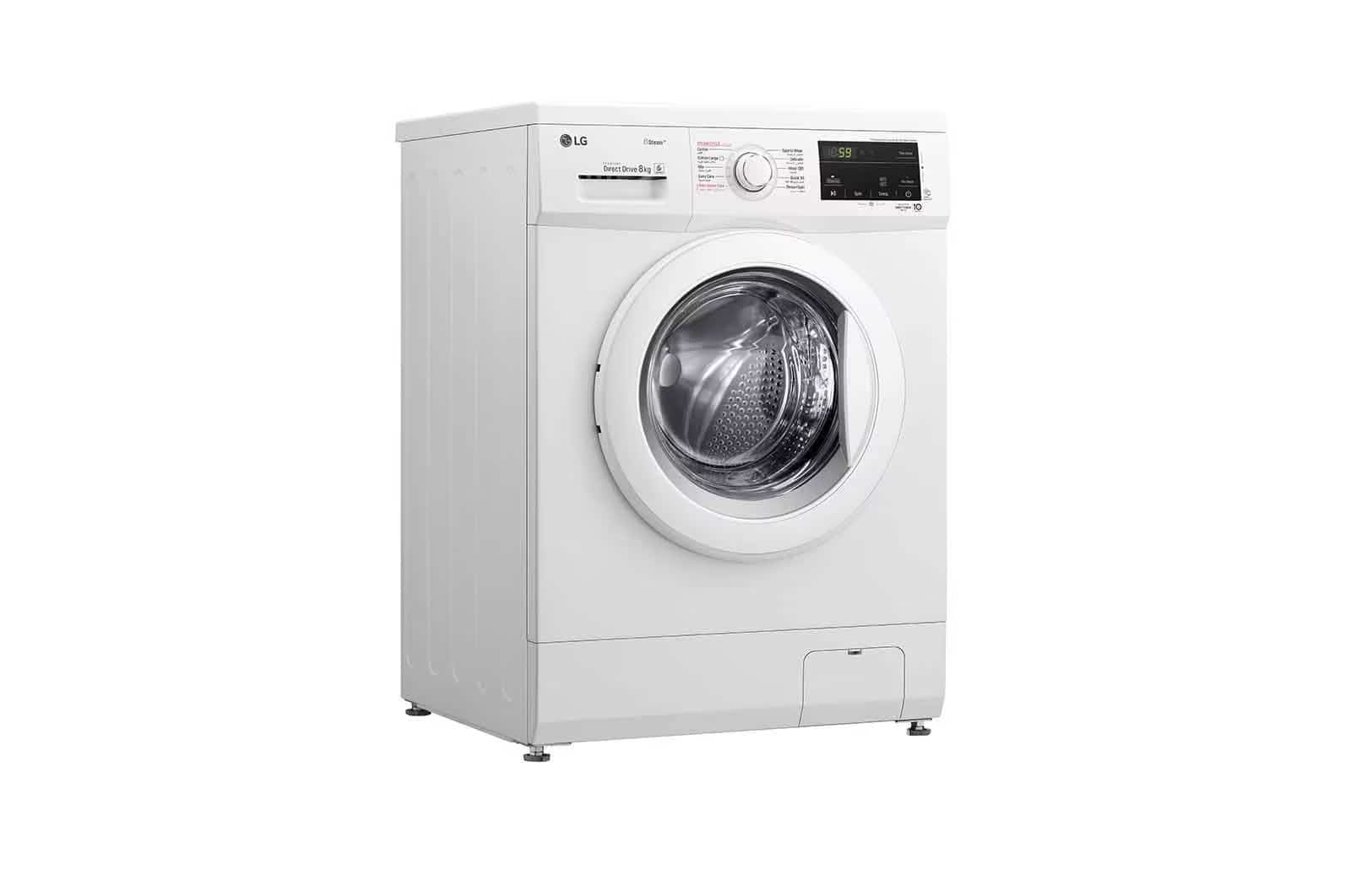 Photo of Front Load Washer 8kg, Direct Drive Motor, Smart Diagnosis, White Color
