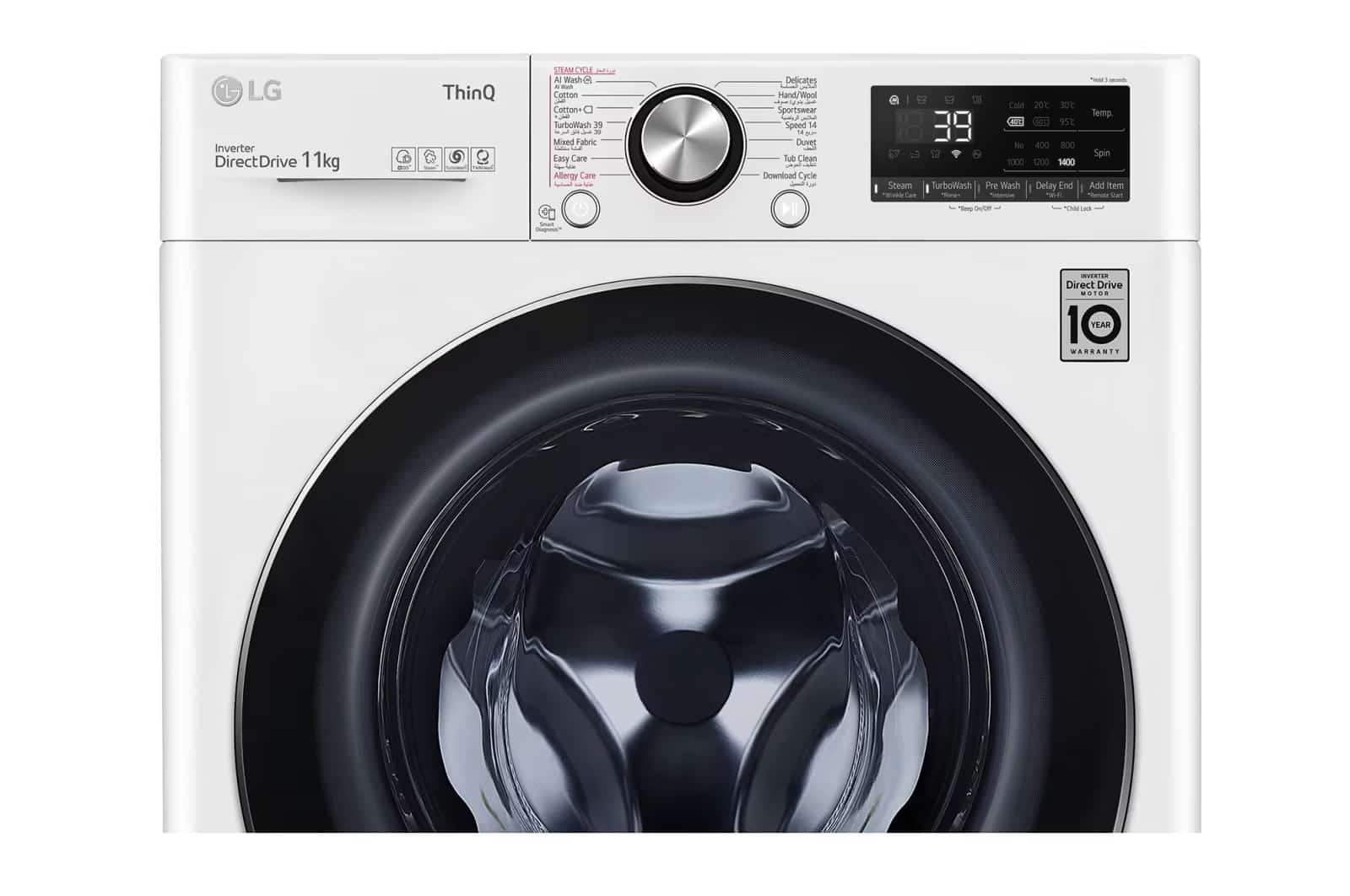 Photo of Front Load Washing Machine , 11KG Capacity with AI DD™,ThinQ , White Color