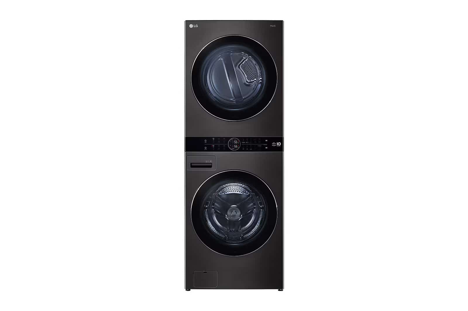 Photo of Single Unit Front Load 13/10kg LG WashTower™ with Centre Control™, Black Steel color