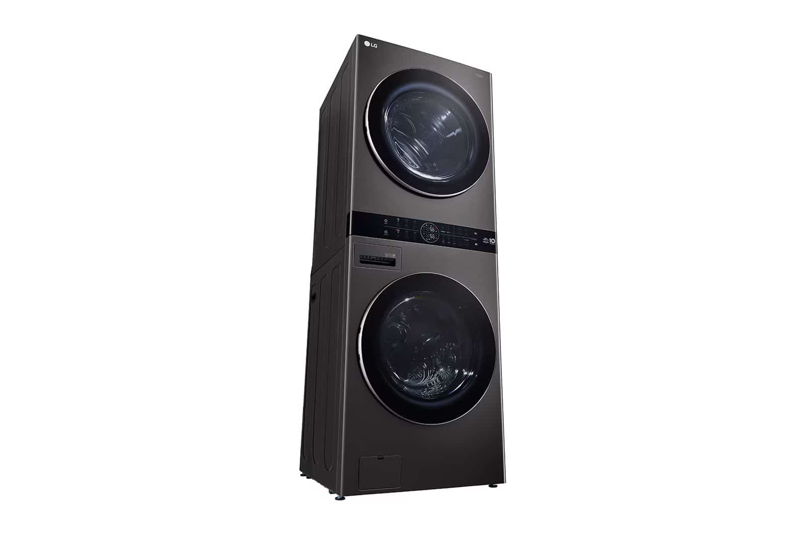 Photo of Single Unit Front Load 13/10kg LG WashTower™ with Centre Control™, Black Steel color
