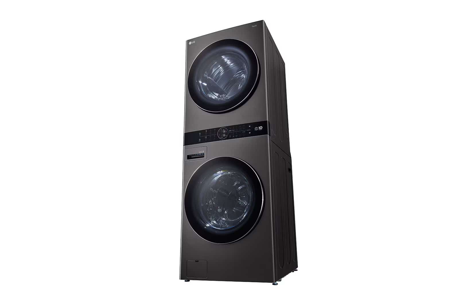 Photo of Single Unit Front Load 13/10kg LG WashTower™ with Centre Control™, Black Steel color