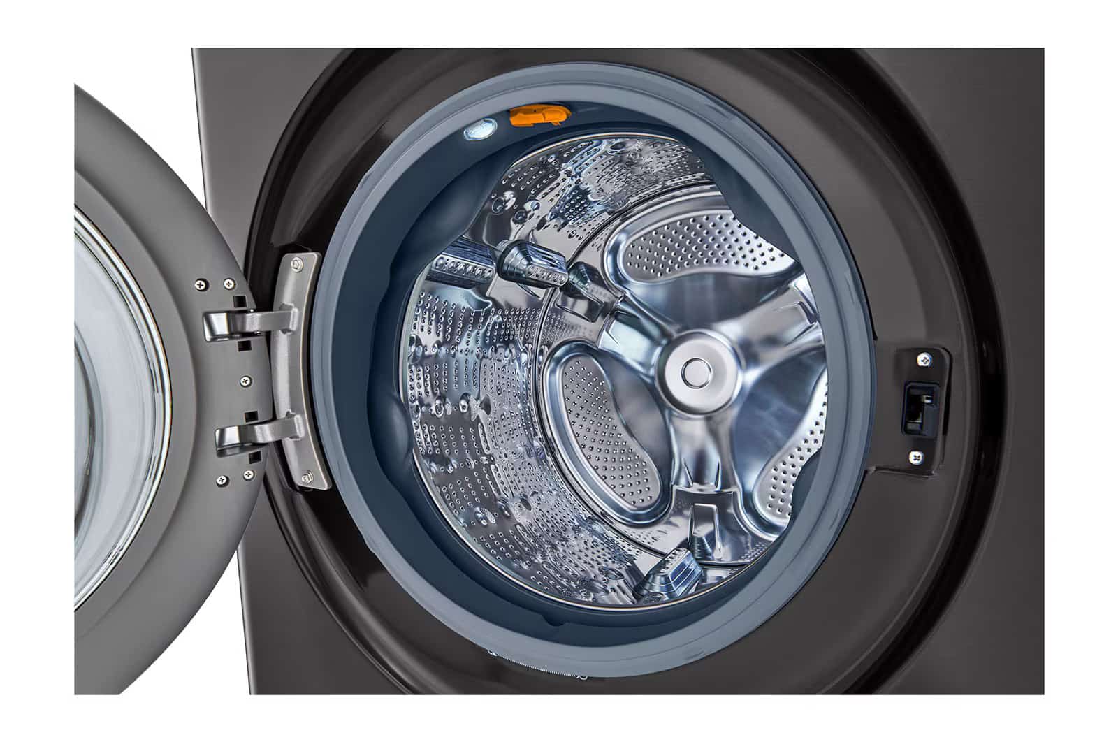 Photo of Single Unit Front Load 13/10kg LG WashTower™ with Centre Control™, Black Steel color
