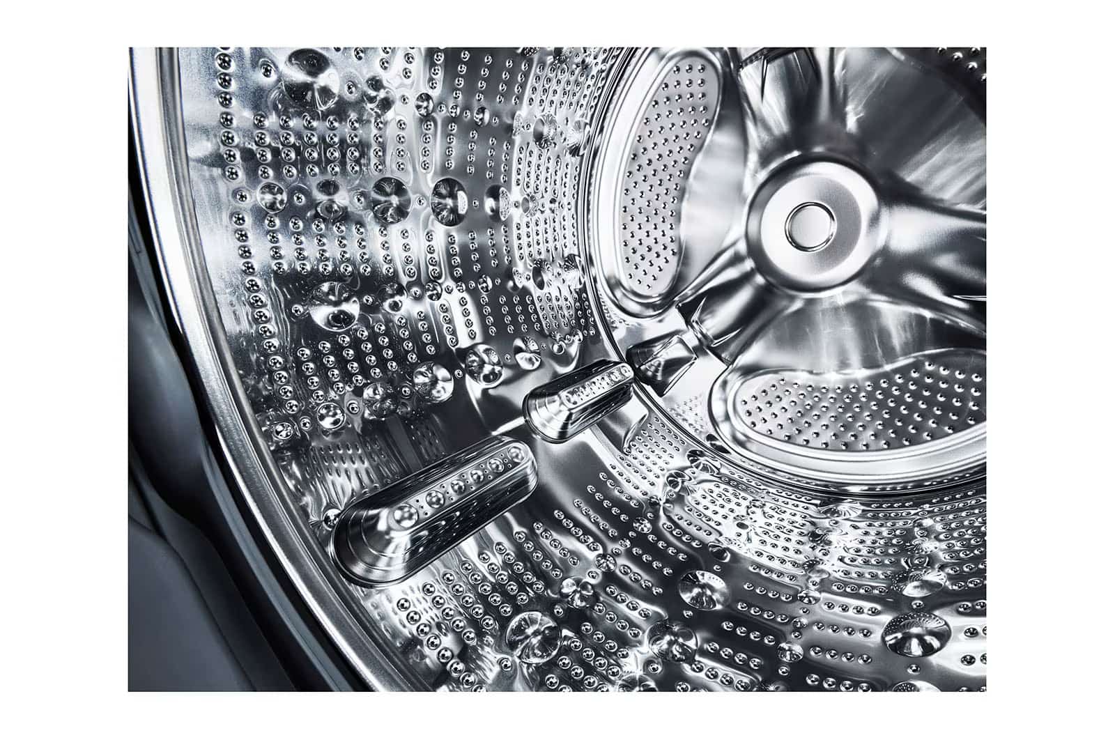 Photo of Single Unit Front Load 13/10kg LG WashTower™ with Centre Control™, Black Steel color
