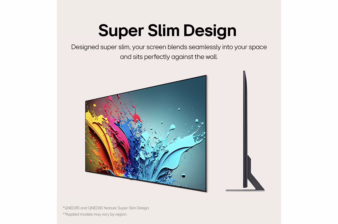 Photo of 65 Inch LG QNED AI QNED86 4K Smart TV AI Magic remote HDR10 webOS24 - 65QNED86T6A (2024)