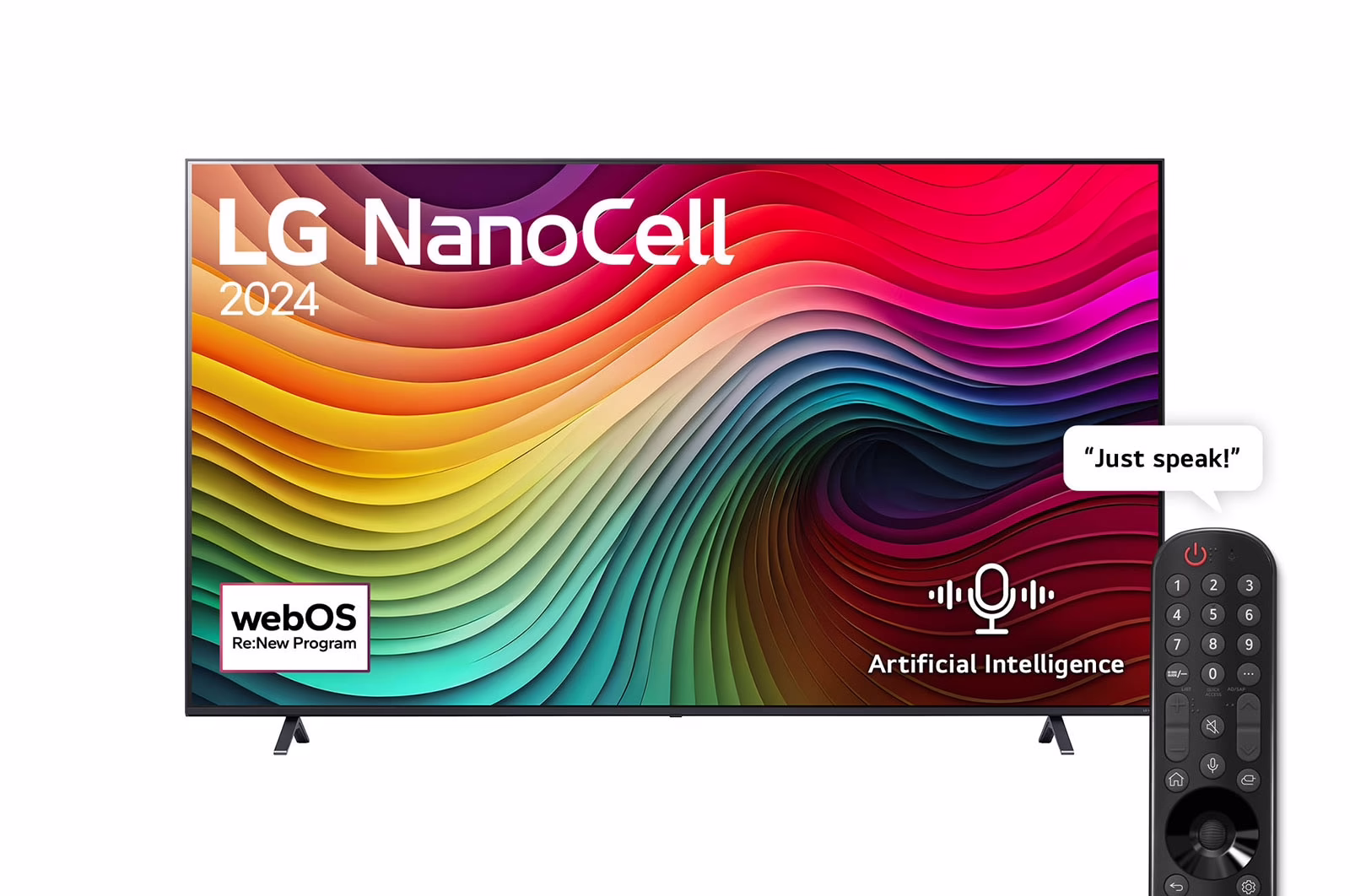 Photo of 86 Inch LG NanoCell AI NANO80 4K Smart TV AI Magic remote HDR10 webOS24 (2024)