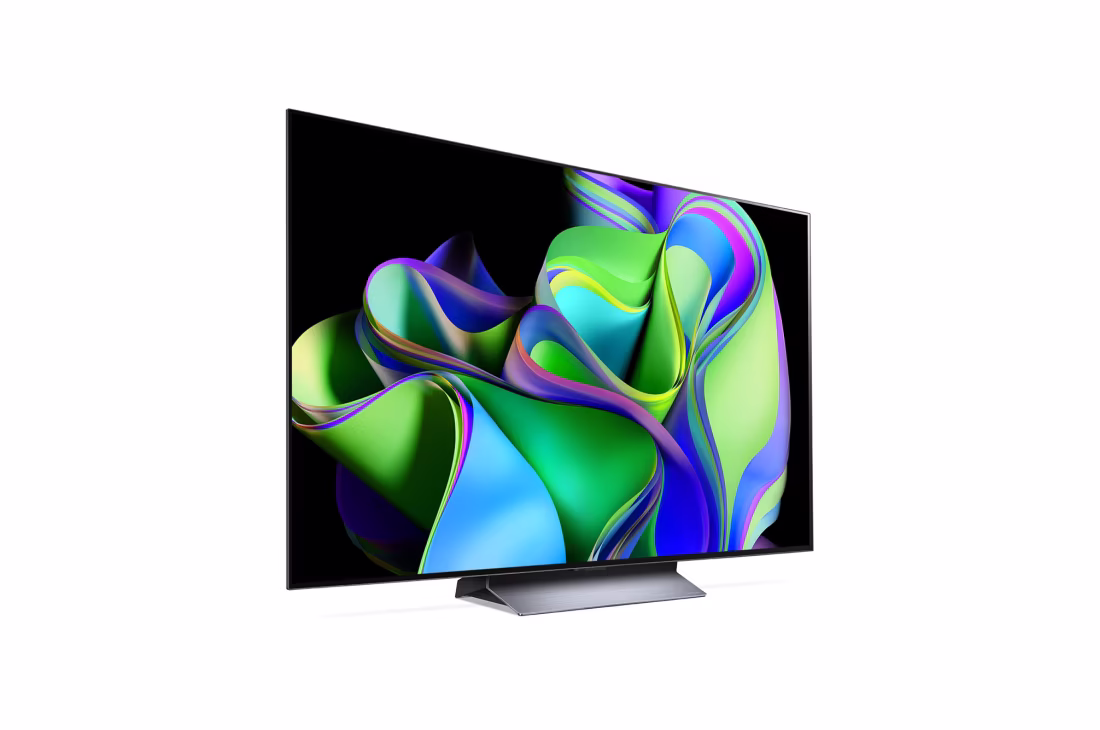 Photo of LG, OLED evo TV, 83 inch C3 series, WebOS Smart AI ThinQ, Magic Remote, 4 side cinema, Dolby Vision HDR10, HLG, AI Picture Pro, AI Sound Pro (9.1.2ch), Dolby Atmos, 1 pole stand, 2023 New