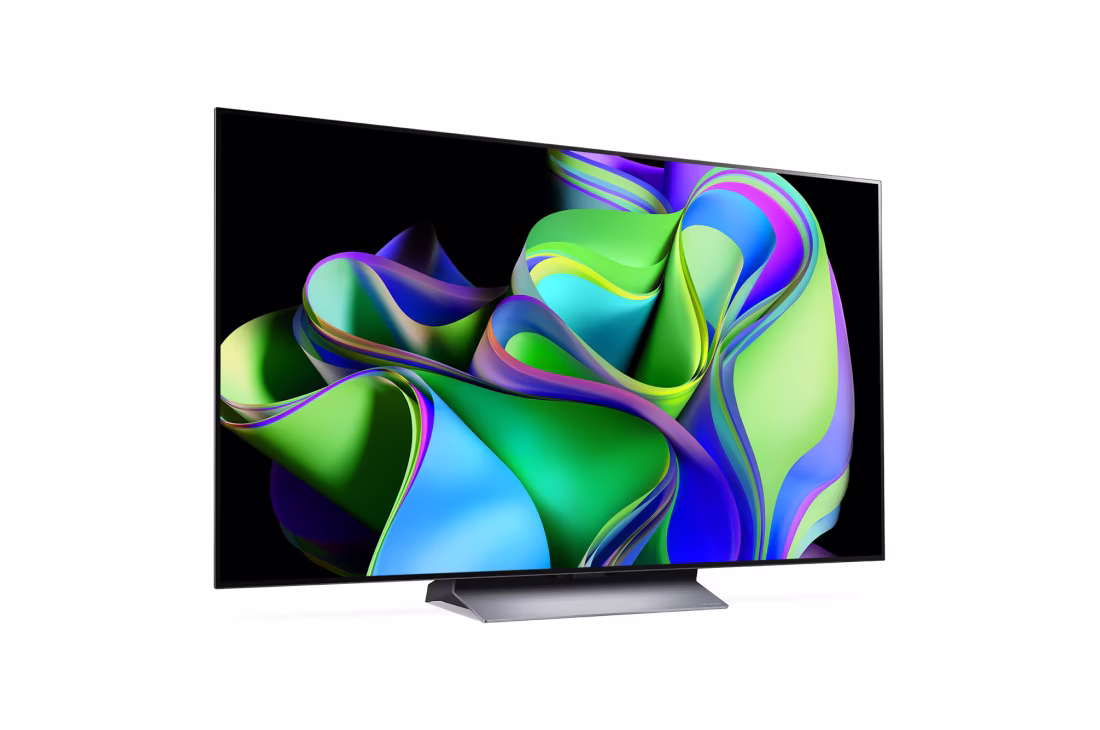 Photo of LG, OLED evo TV, 83 inch C3 series, WebOS Smart AI ThinQ, Magic Remote, 4 side cinema, Dolby Vision HDR10, HLG, AI Picture Pro, AI Sound Pro (9.1.2ch), Dolby Atmos, 1 pole stand, 2023 New