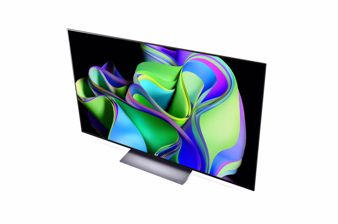 Photo of LG, OLED evo TV, 83 inch C3 series, WebOS Smart AI ThinQ, Magic Remote, 4 side cinema, Dolby Vision HDR10, HLG, AI Picture Pro, AI Sound Pro (9.1.2ch), Dolby Atmos, 1 pole stand, 2023 New
