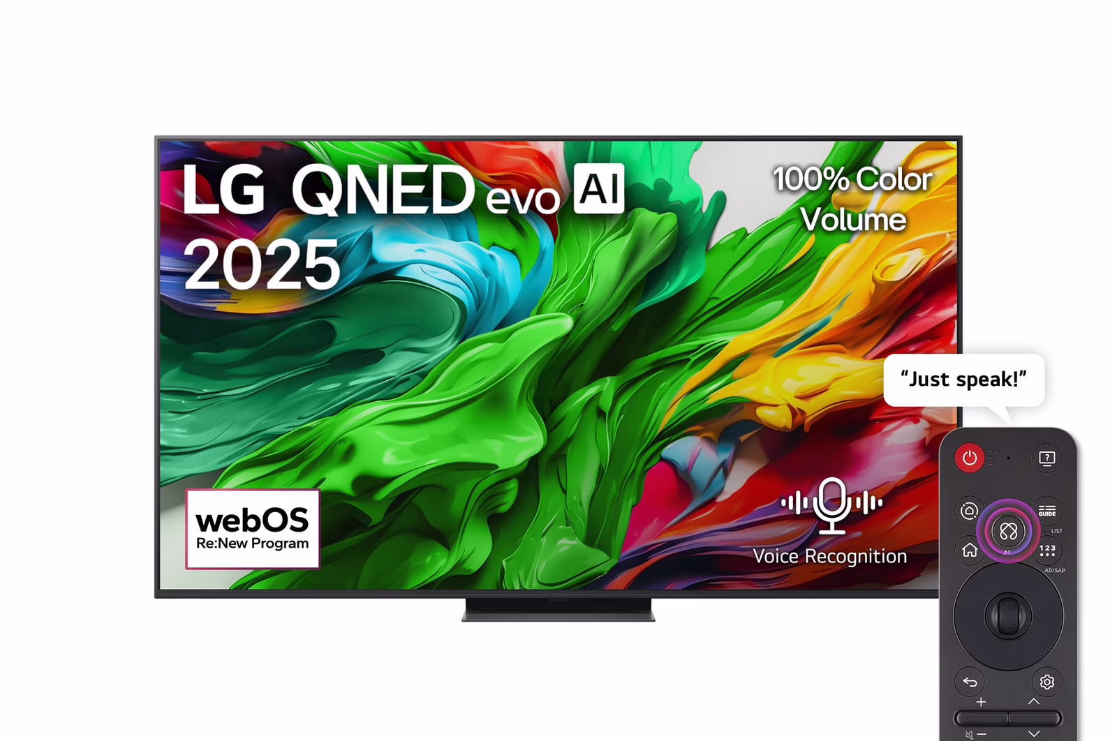Photo of 65 Inch LG QNED evo AI QNED86 MiniLED 4K VRR 144Hz Smart TV AI Magic remote WebOS25 2025