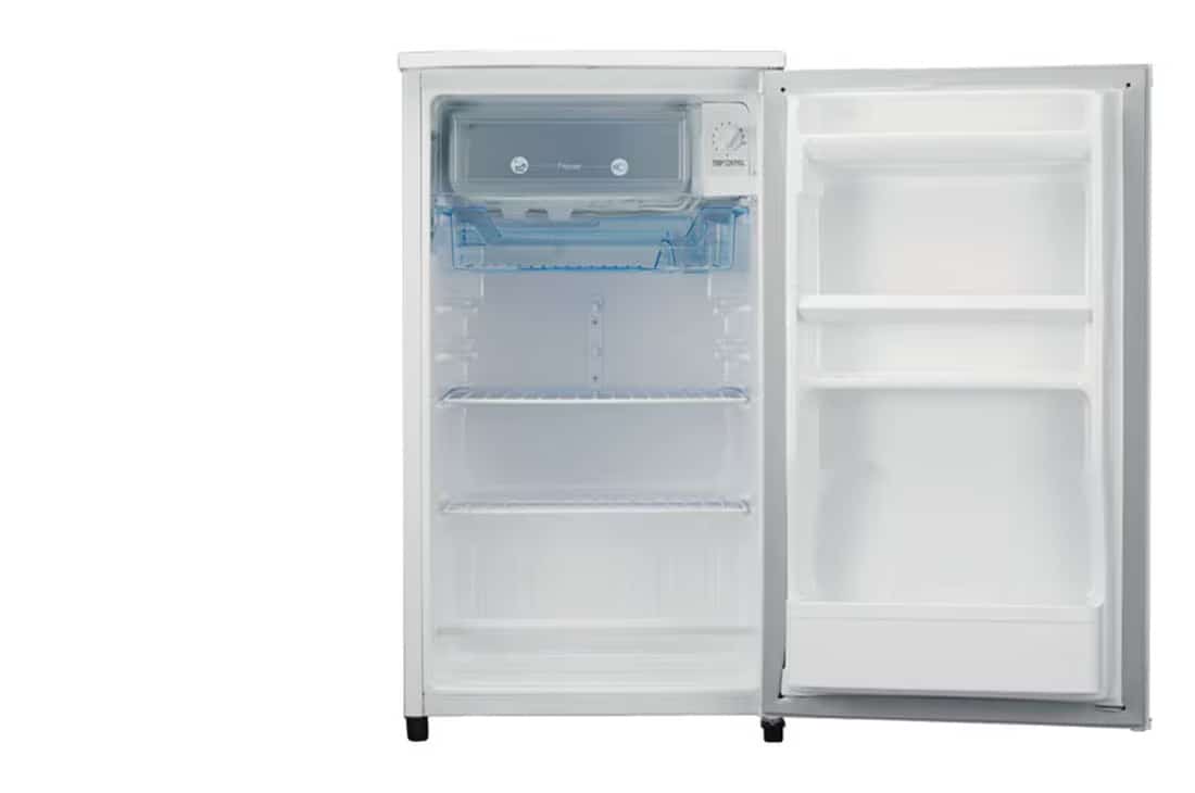 Photo of 1 Door Refrigerator, 92L gross capacity, direct cooling, low voltage stabilizer(110v - 290v), Freezer Compartment, Two Wire Shelves