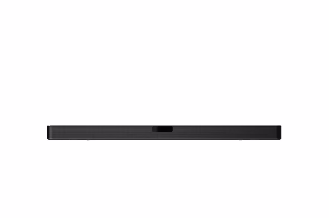 Photo of LG speakers, 400W 2.1ch, DTS Virtual:X and AI Sound Pro technologies.