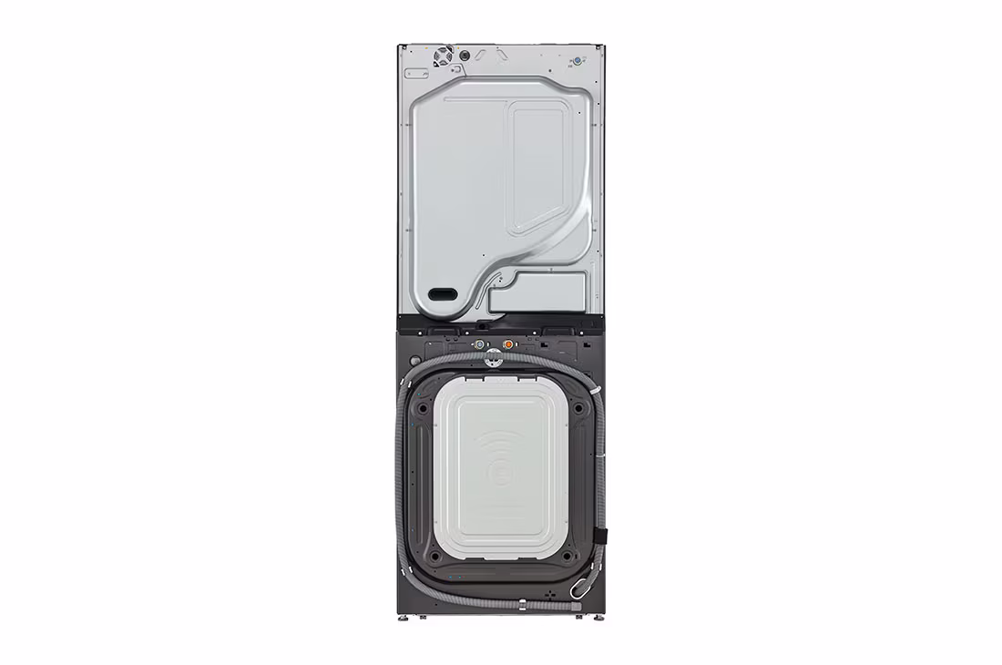 Photo of Single Unit Front Load 17/16kg LG WashTower™ with Centre Control™, Black Steel Color