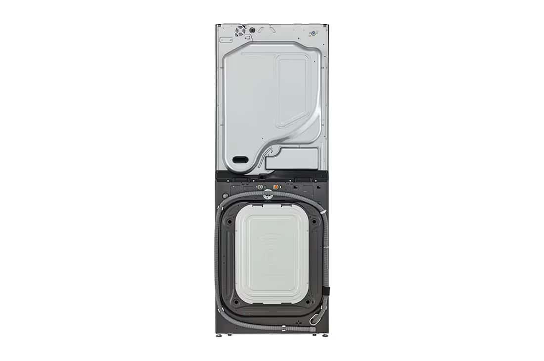 Photo of Single Unit Front Load 21/16kg LG WashTower™ with Centre Control™, Black Steel color