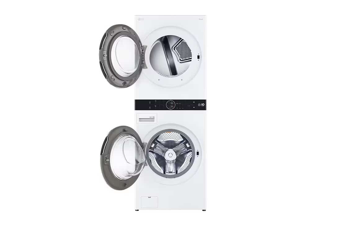 Photo of Single Unit Front Load 21/16kg LG WashTower™ with Centre Control™, White color