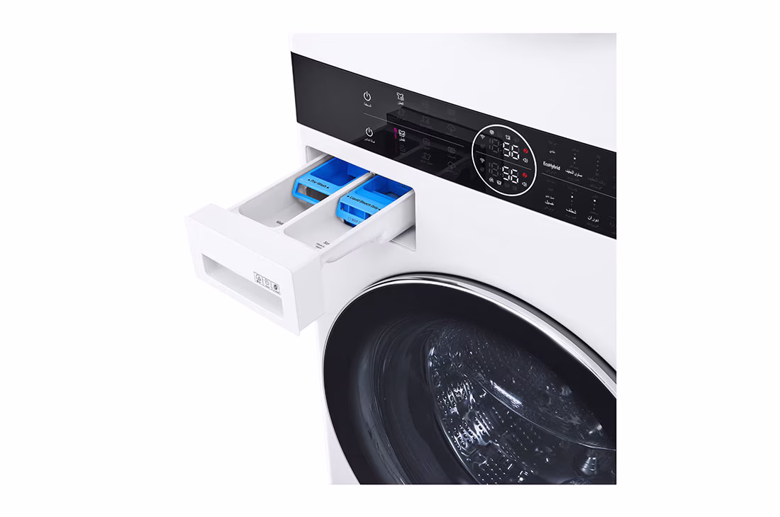Photo of Single Unit Front Load 21/16kg LG WashTower™ with Centre Control™, White color