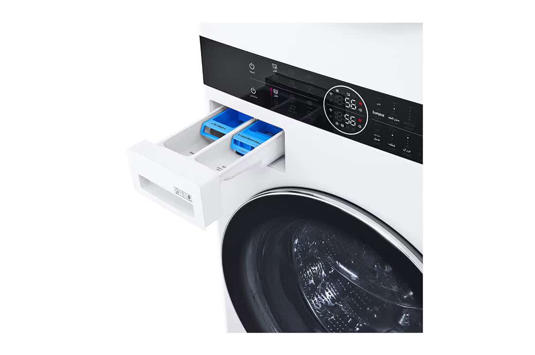 Photo of Single Unit Front Load 21/16kg LG WashTower™ with Centre Control™, White color