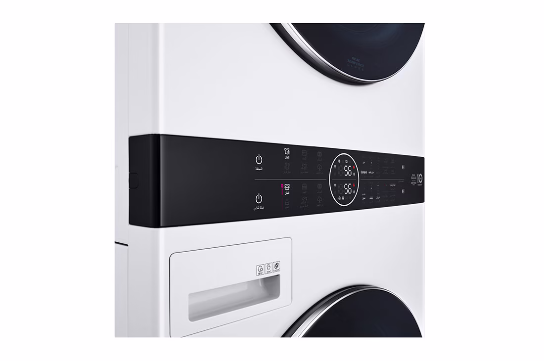 Photo of Single Unit Front Load 21/16kg LG WashTower™ with Centre Control™, White color