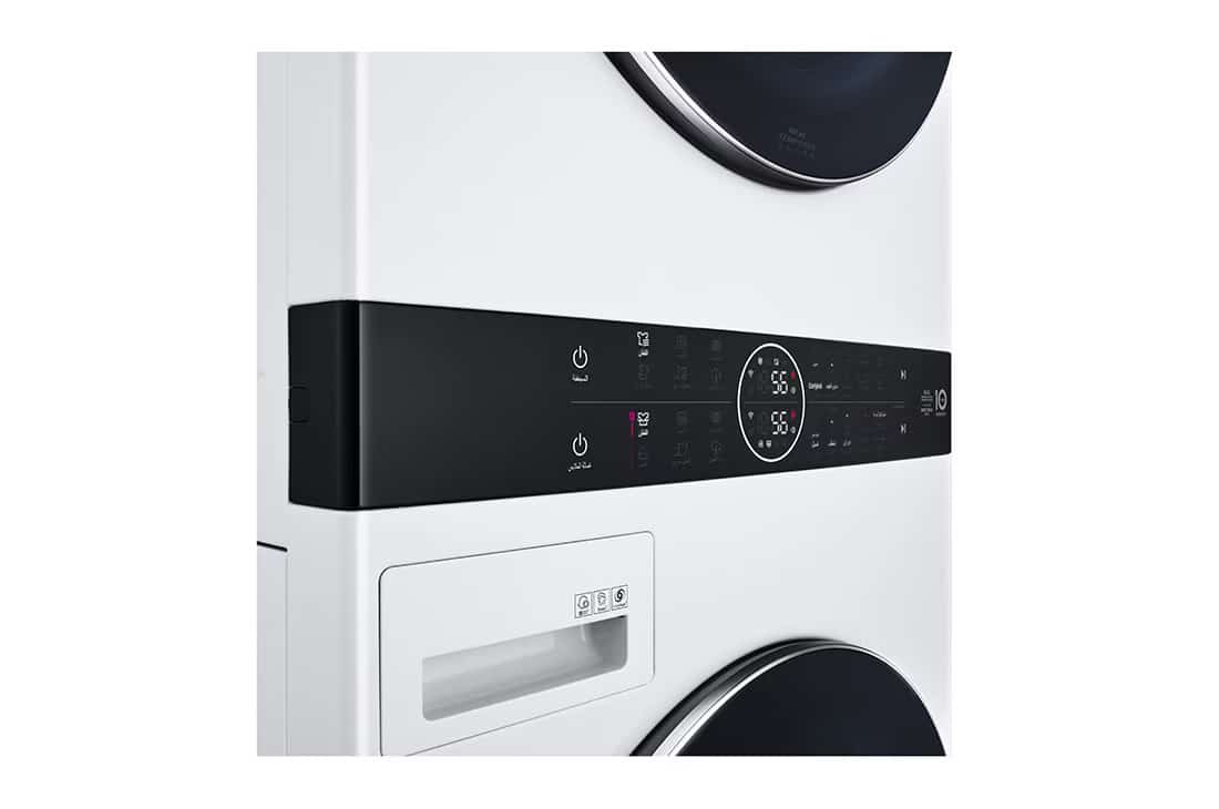 Photo of Single Unit Front Load 21/16kg LG WashTower™ with Centre Control™, White color